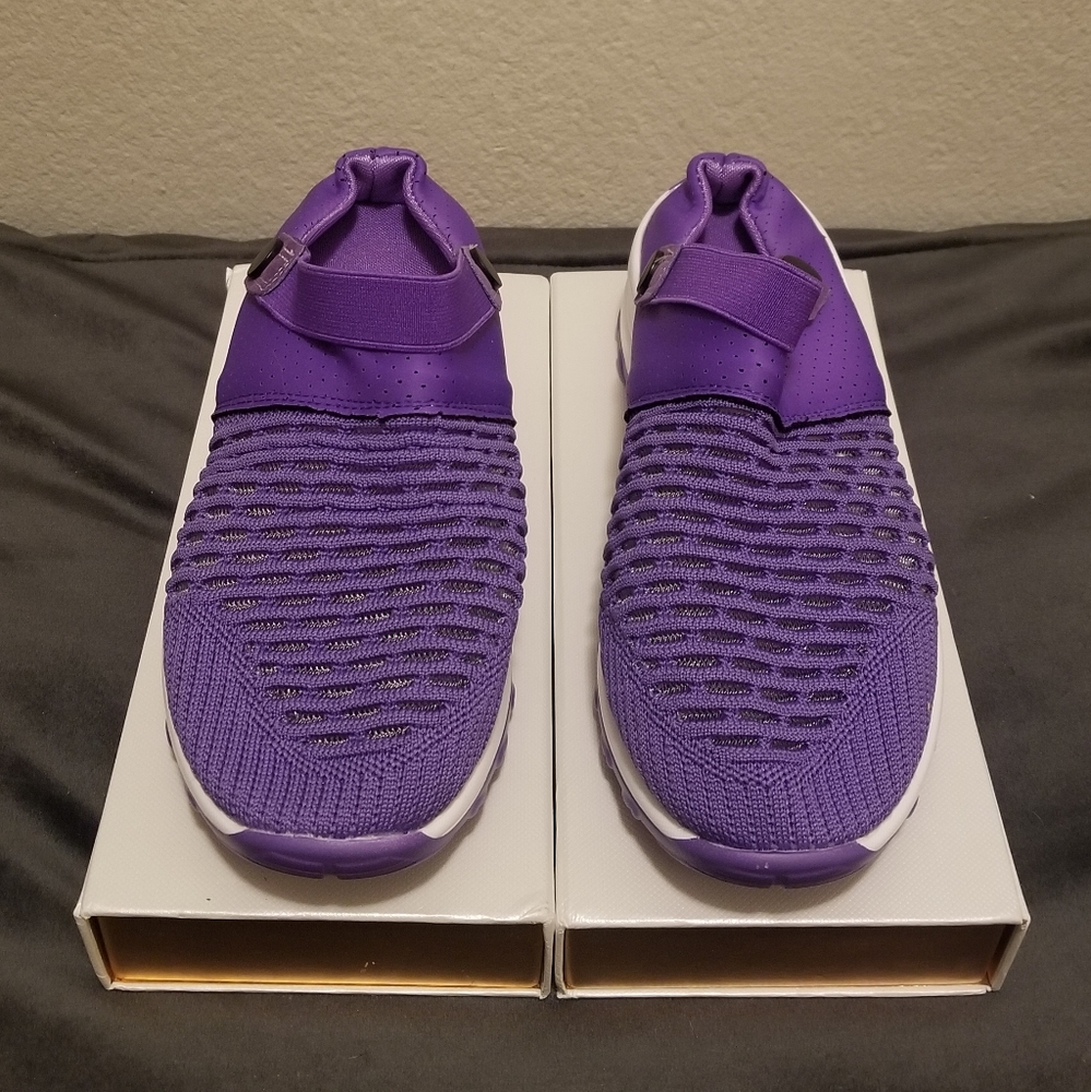 NEW Women's Purple Casual Slip-On Sneakers (Size 6.5)